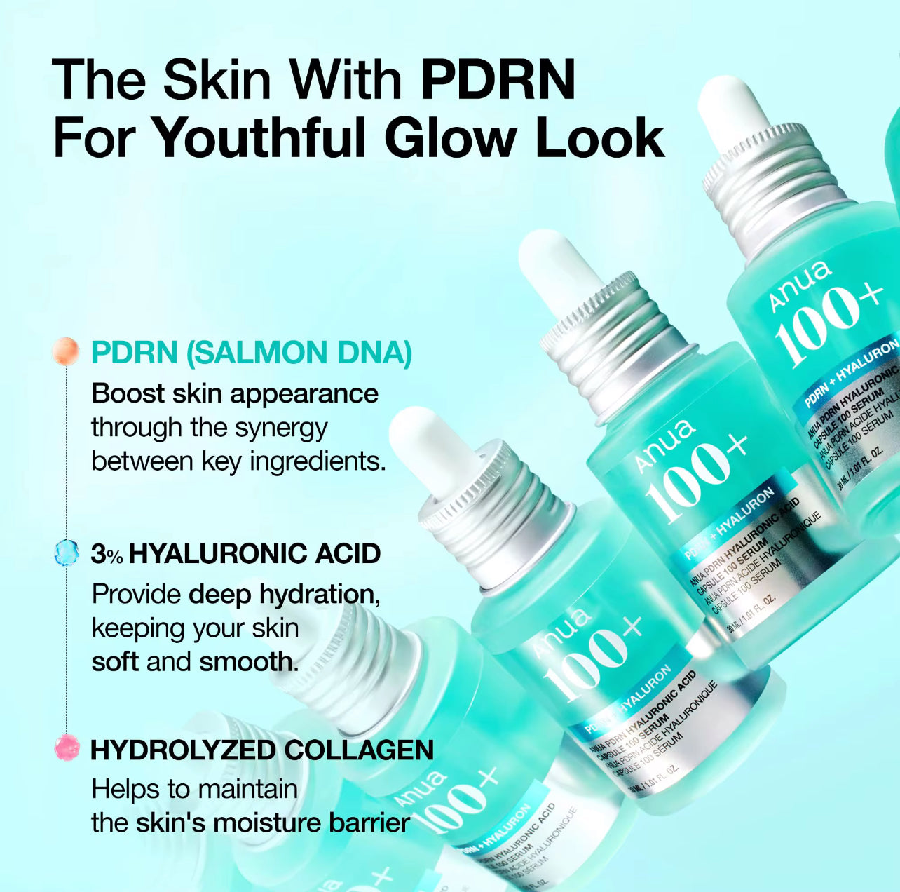 Anua PDRN Hyaluronic Adic Capsule 100+ Serum 30ml