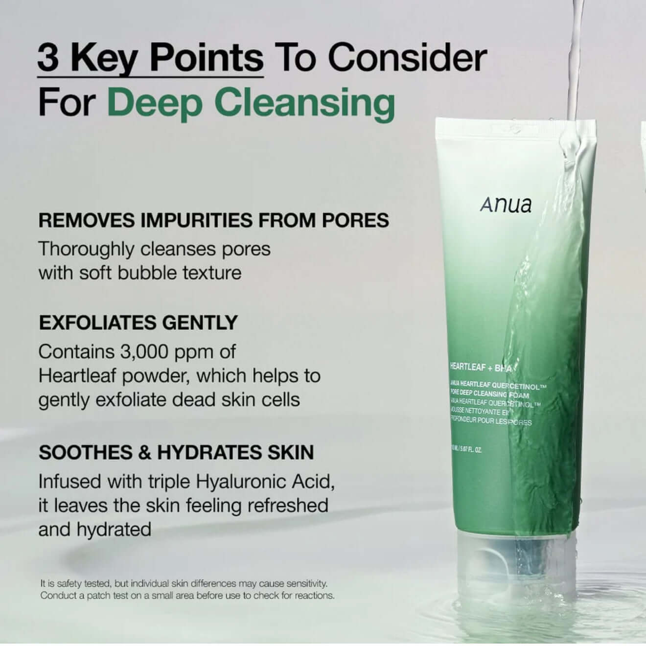 Anua Heartleaf Quercetinol Pore Deep Cleansing Foam